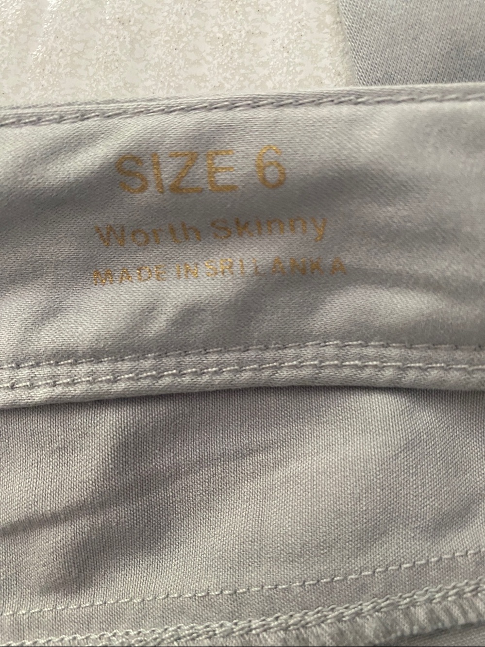 NWT Lilly Pulitzer Worth Skinny pant Palm Beach Grey 6 - Picture 6 of 6